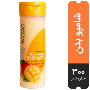شامپو بدن کرمی شیر و انبه شون 300 میلی لیتری